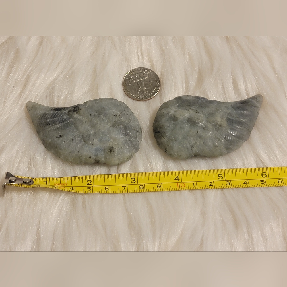 Labradorite angel wing crystals